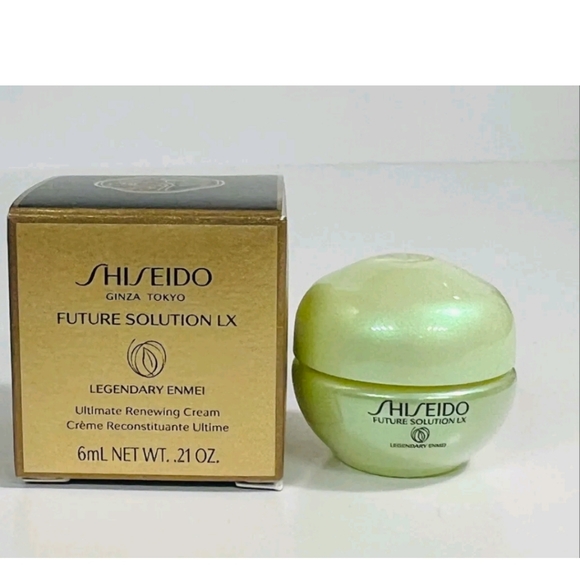 Shiseido Legendary Enmei Ultimate Luminance Serum 5ml & Renewing Cream 6ml Set - Picture 3 of 11